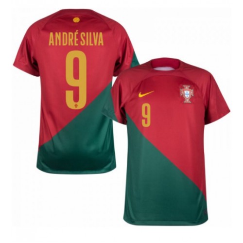 Dres Portugal Andre Silva #9 Domaci SP 2022 Kratak Rukav